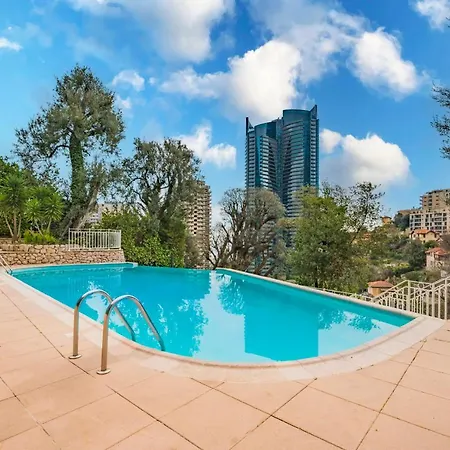 Vue Mer & Tour Odeon - Piscine - Parking - Av Beausoleil Exterior foto